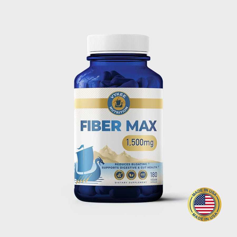 Bottle of Vykee Nutrition Fiber Max Capsules
