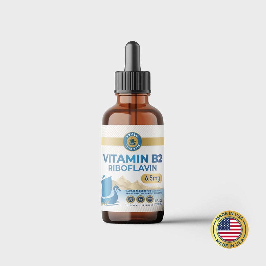 Bottle of Vykee Nutrition Vitamin B2 (Riboflavin) Drops